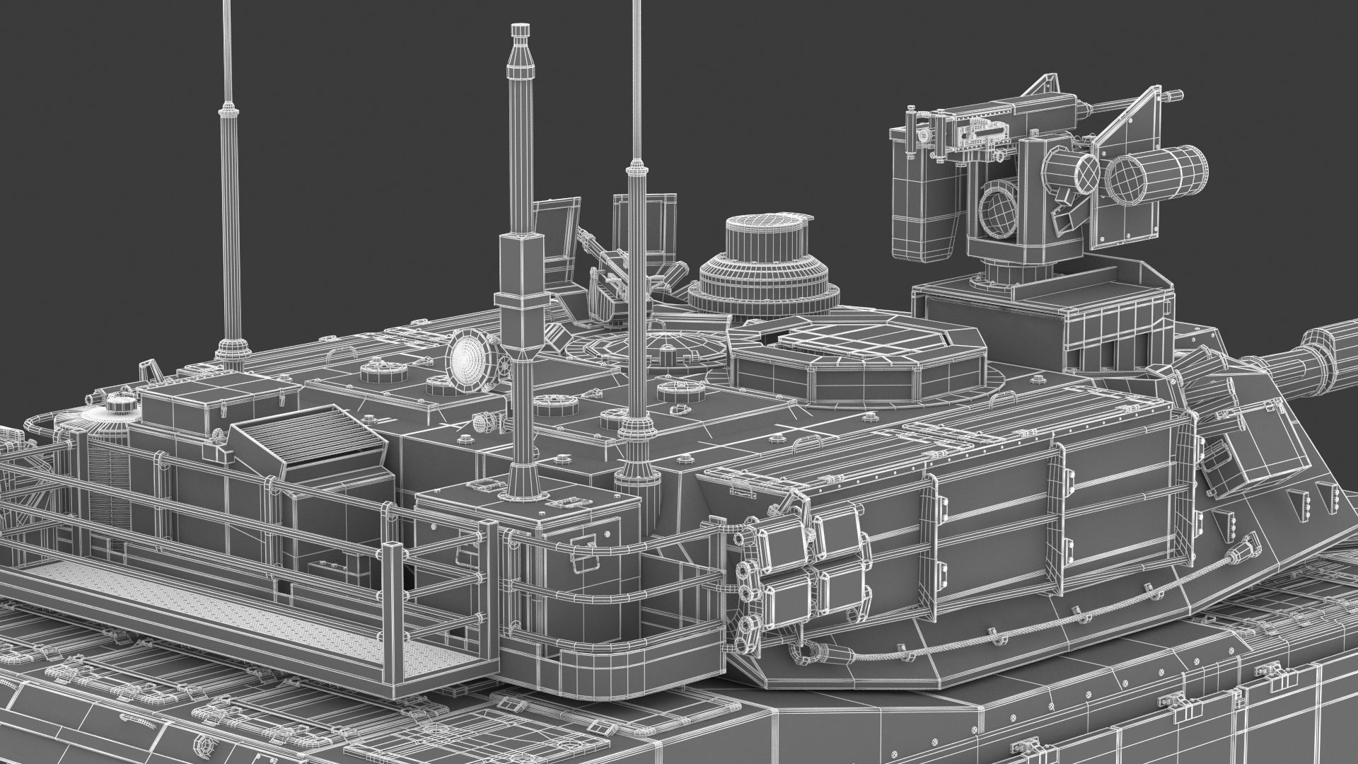 M1A2 SEP Abrams Tank 3D model_34