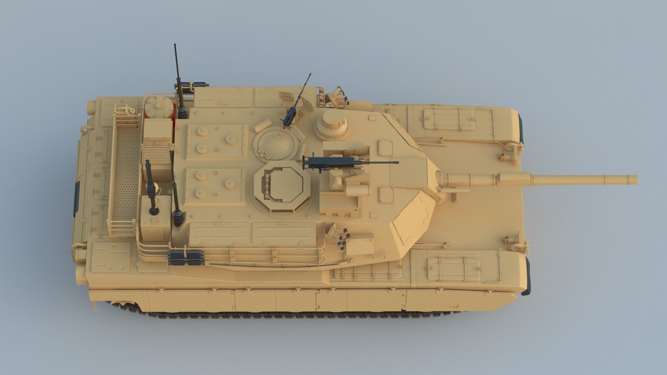 M1A2 SEP Abrams Tank 3D model_9
