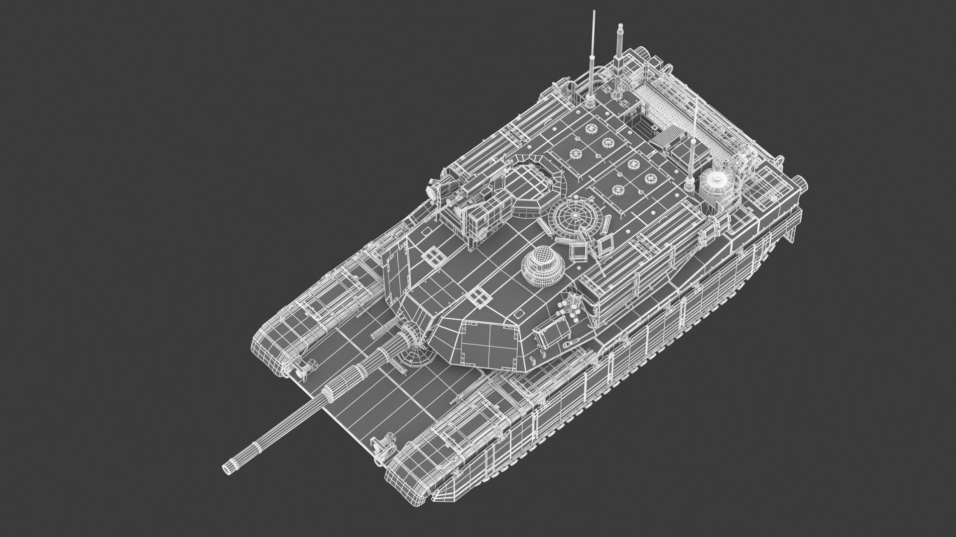 M1A2 SEP Abrams Tank 3D model_28