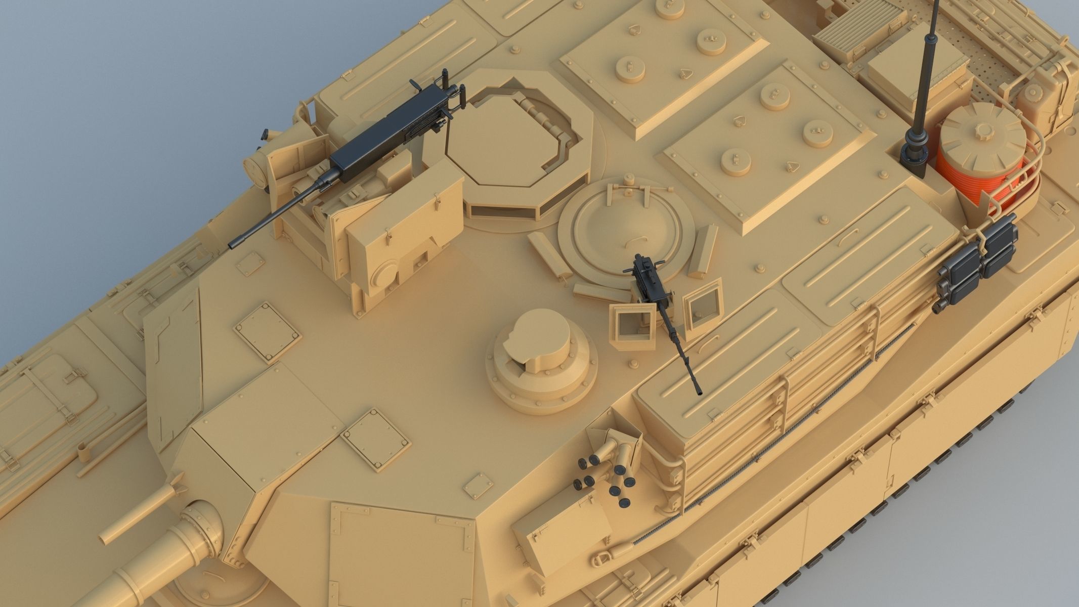 M1A2 SEP Abrams Tank 3D model_18