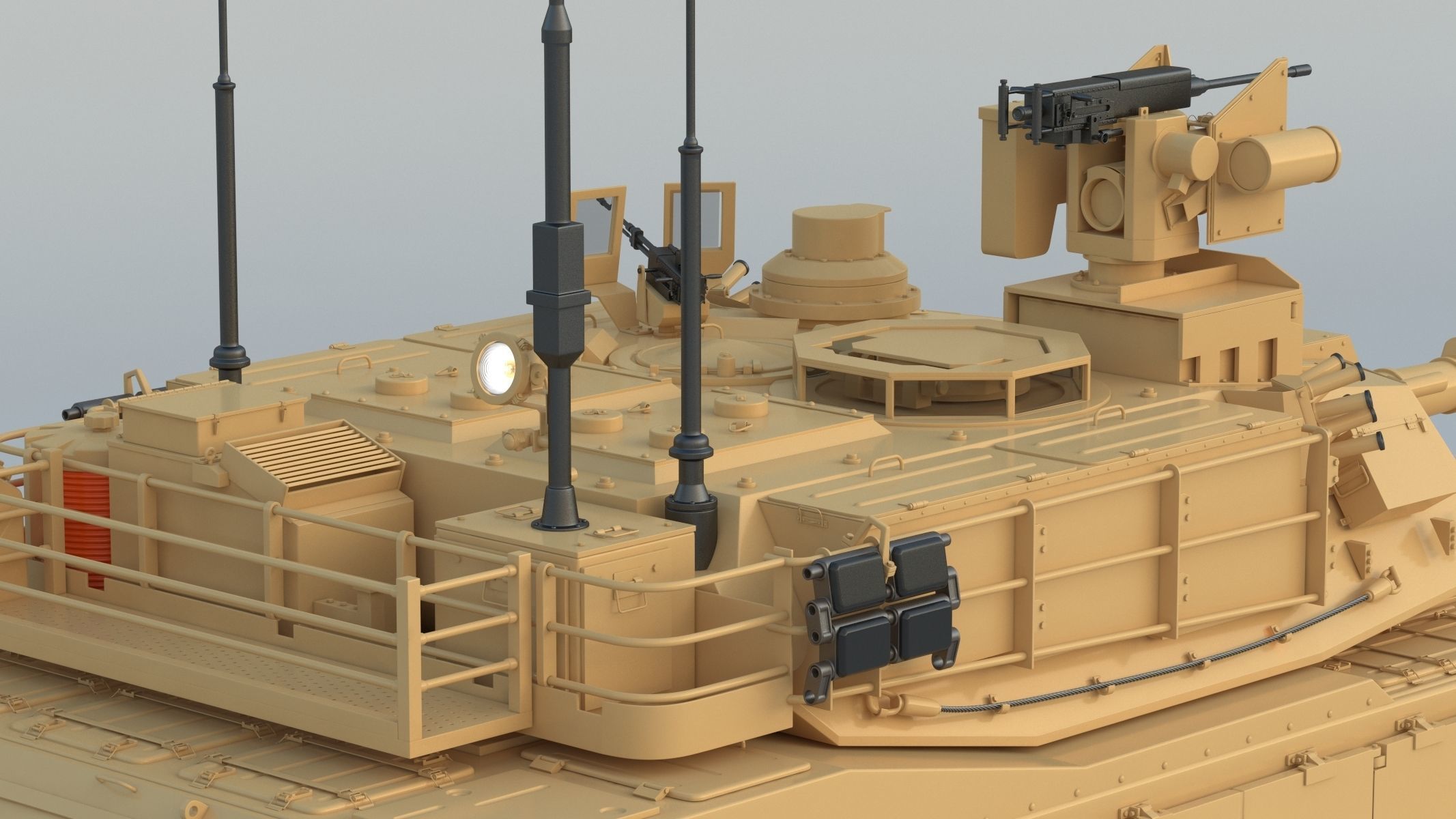 M1A2 SEP Abrams Tank 3D model_14