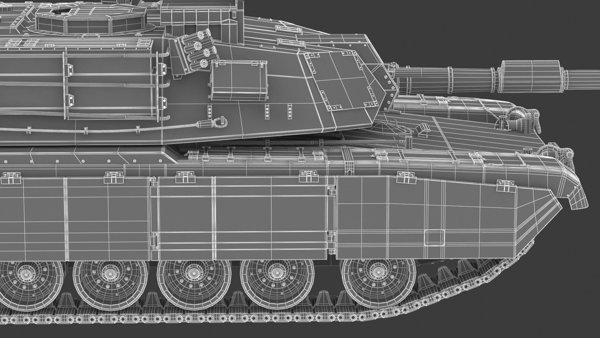 M1A2 SEP Abrams Tank 3D model_33