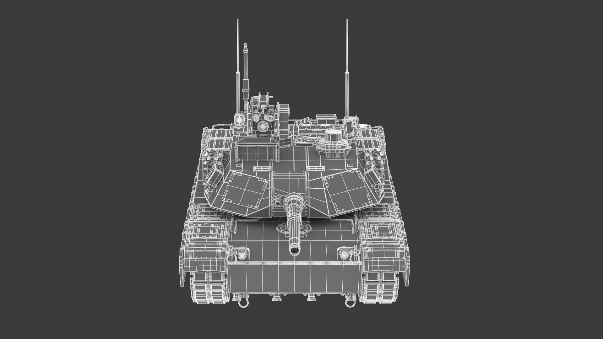 M1A2 SEP Abrams Tank 3D model_21