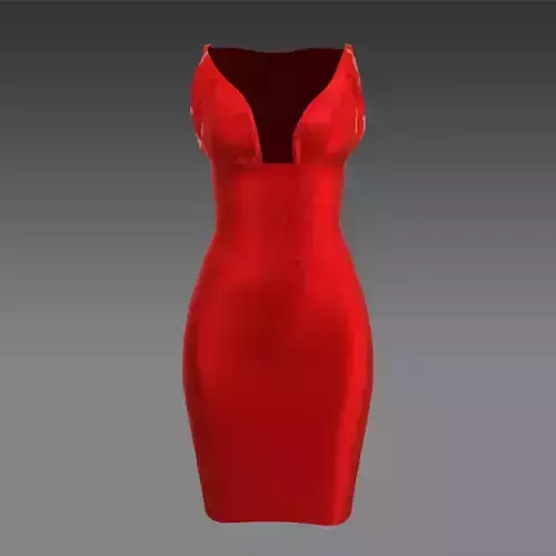 DRESS COLOR RED SILK SATIN FABRIC 