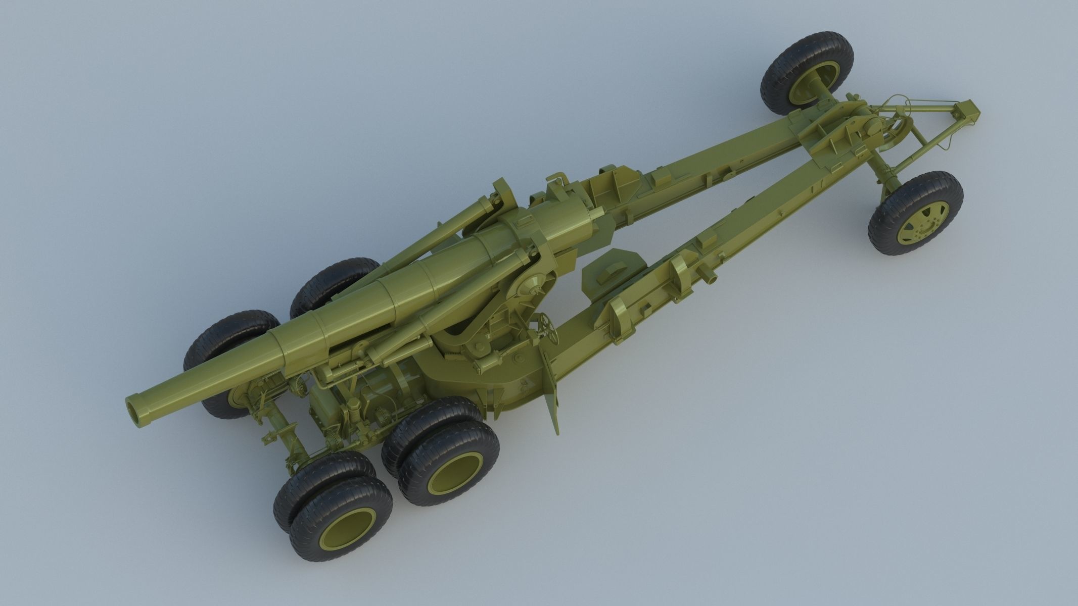 M115 Howitzer 3D model_8
