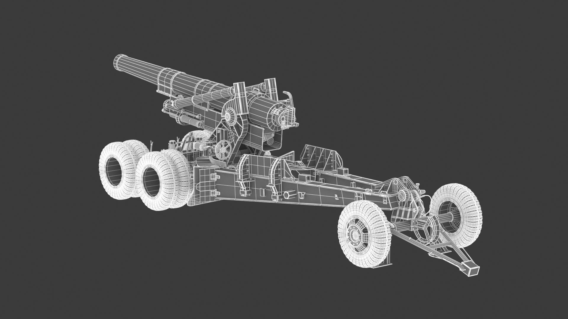 M115 Howitzer 3D model_26