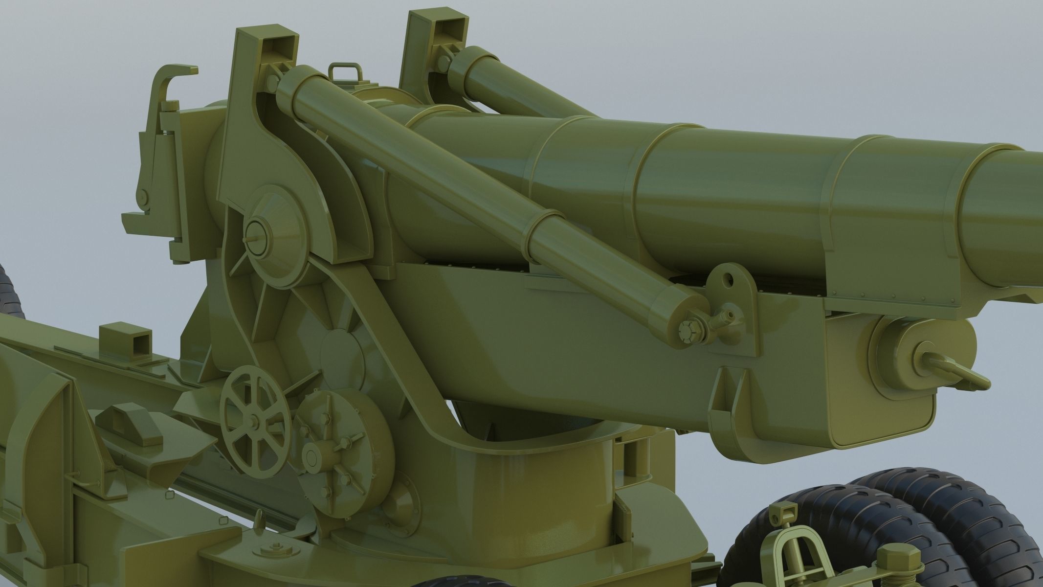 M115 Howitzer 3D model_12