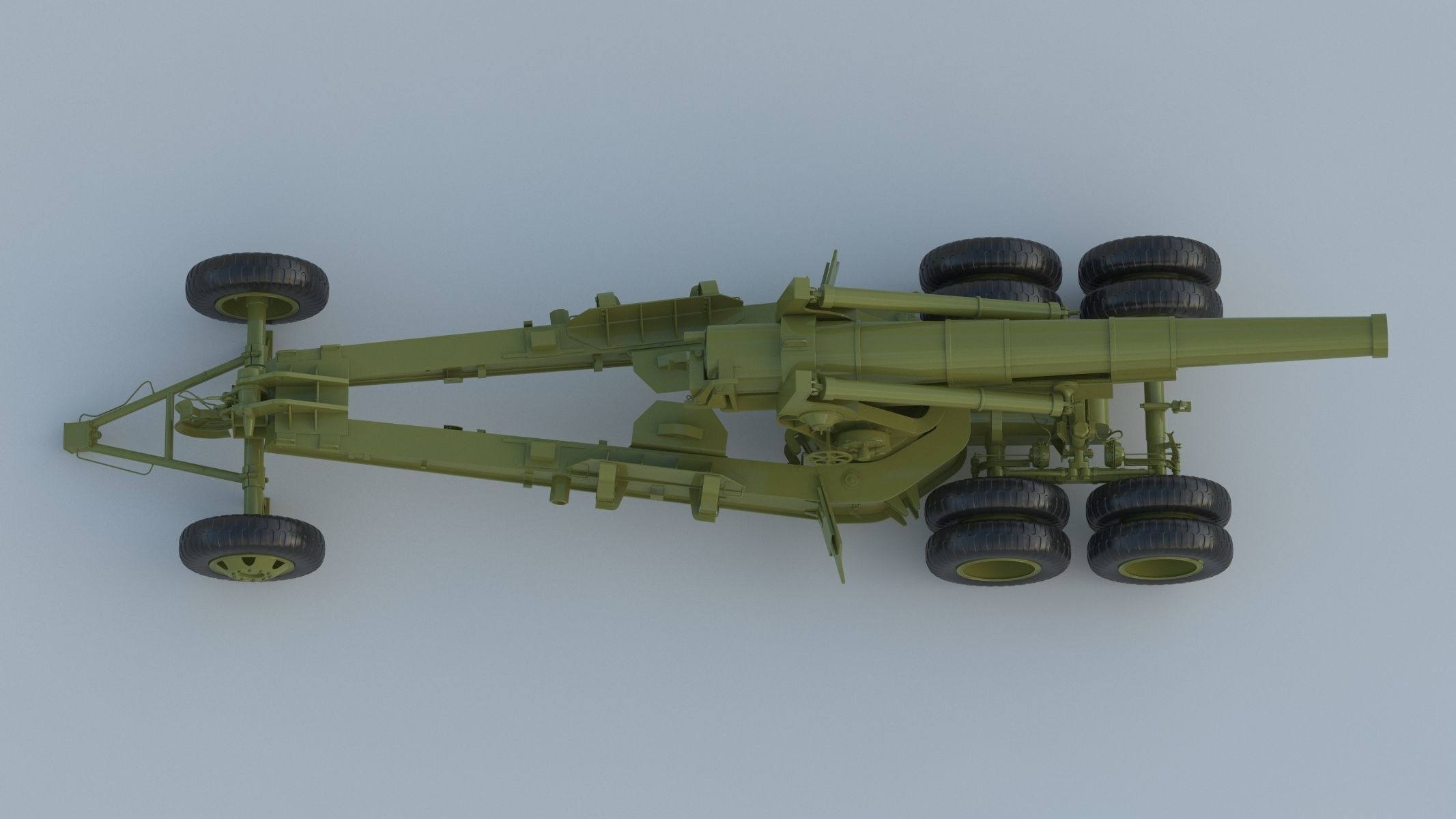 M115 Howitzer 3D model_9