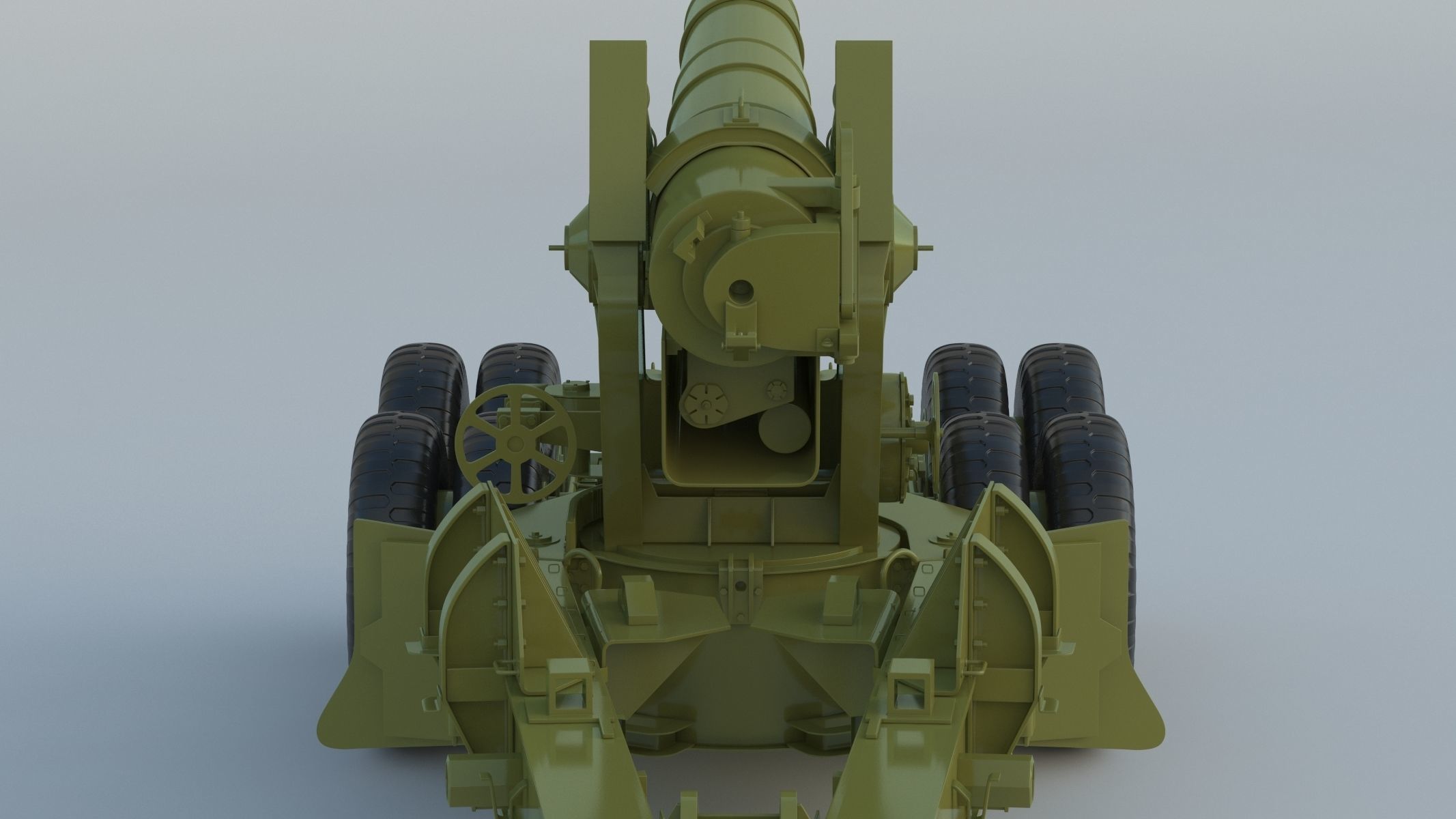 M115 Howitzer 3D model_15
