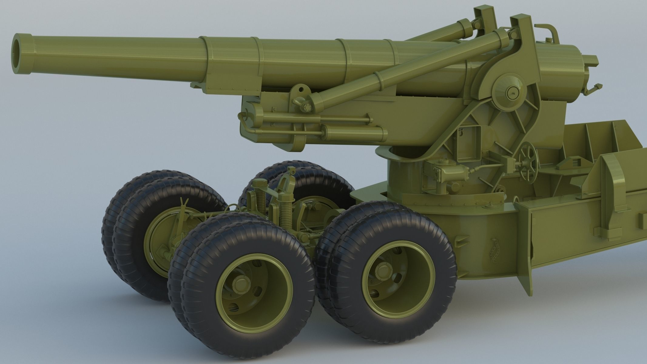 M115 Howitzer 3D model_10