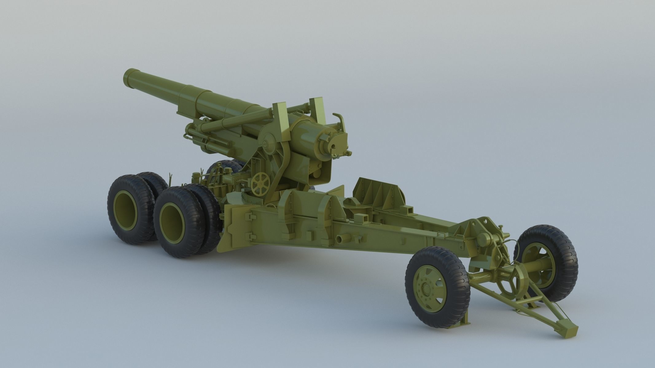 M115 Howitzer 3D model_6