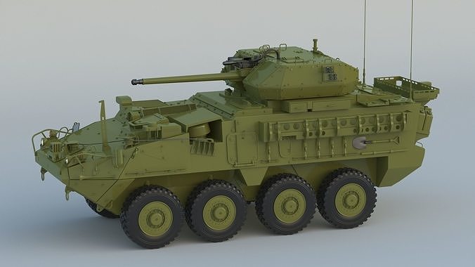 Stryker Dragoon M1296 3D model