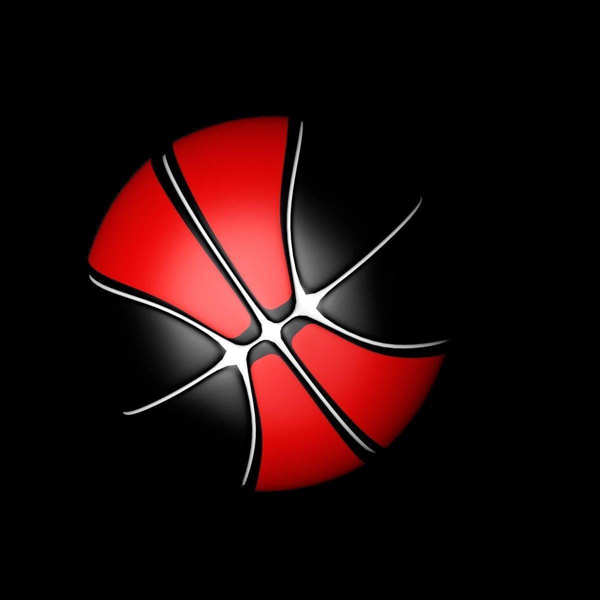Basketball ball 3D model_9