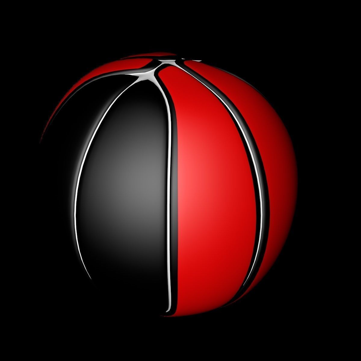 Basketball ball 3D model_10