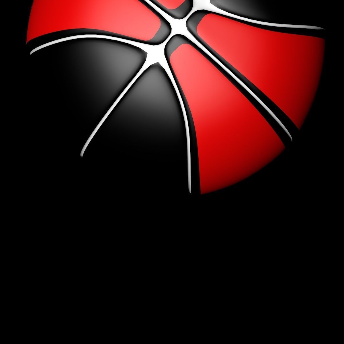 Basketball ball 3D model_5