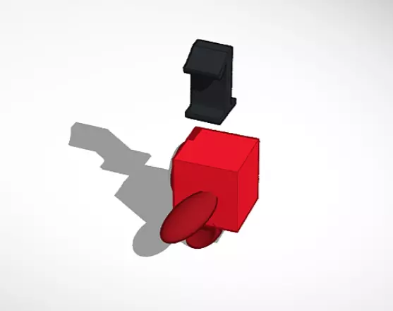 numberblocks 1 cube 3D model