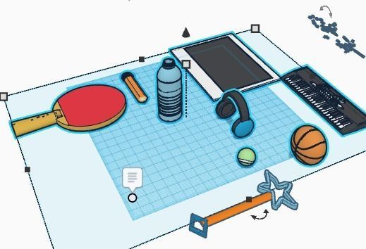 study learn and play 3D model_1