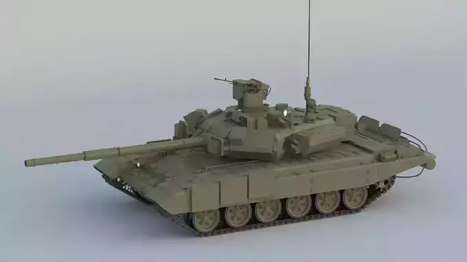 T-90 Tank 3D model