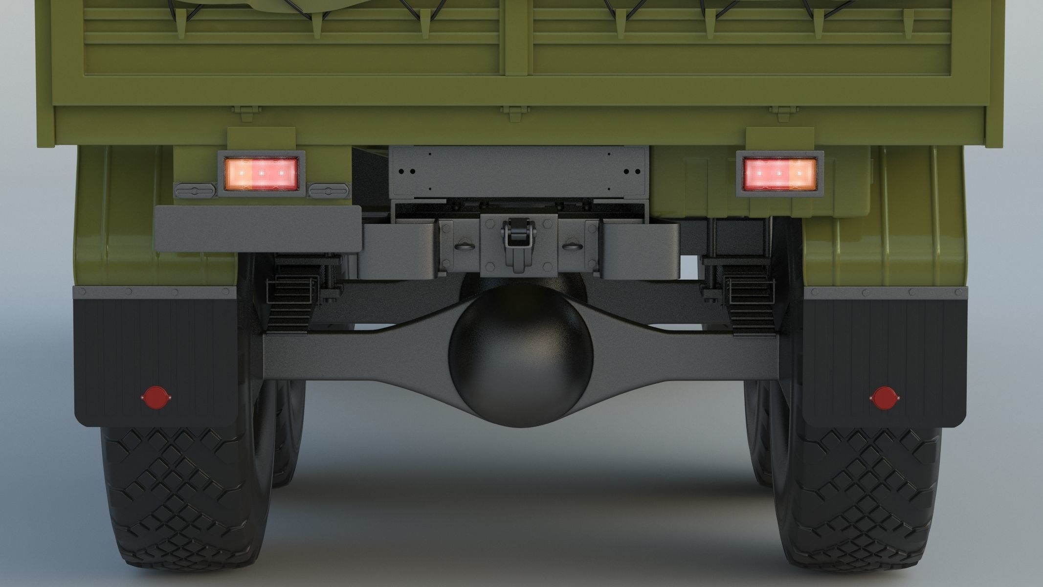 Ural-4320 Military Truck 3D model_15