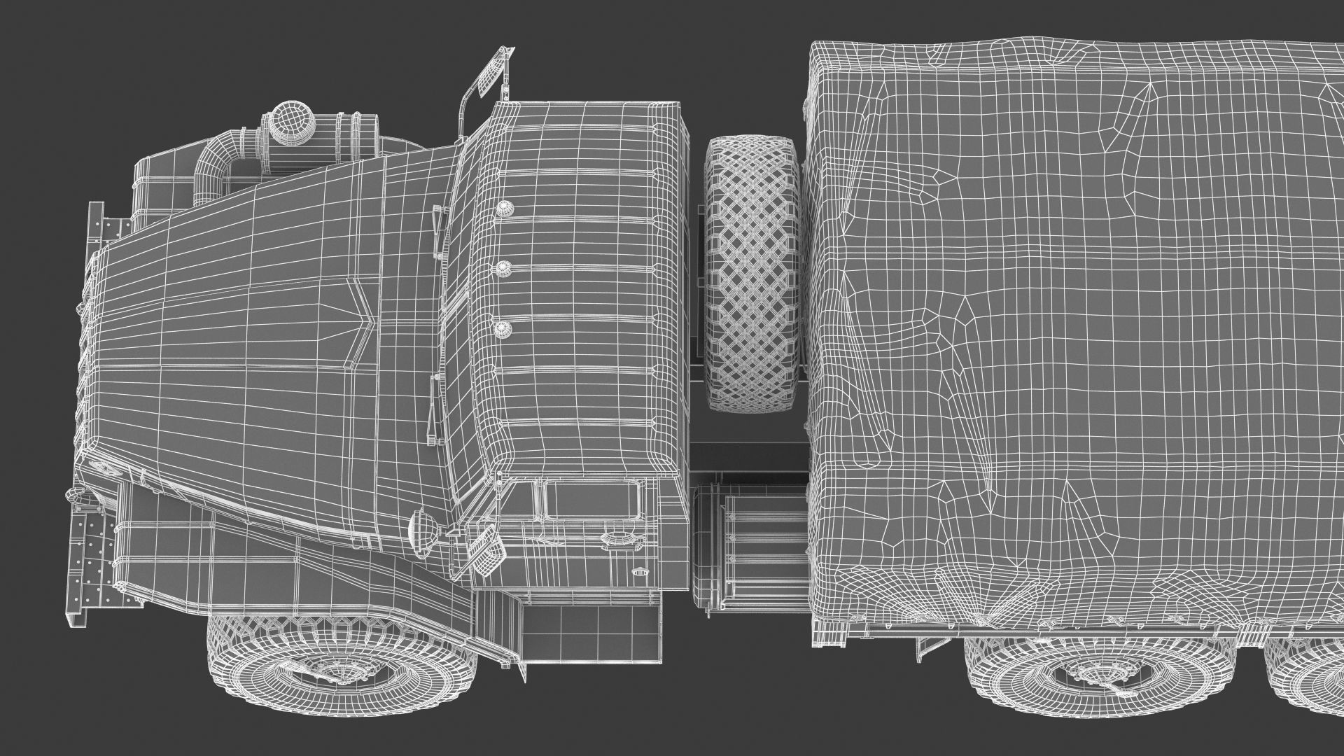 Ural-4320 Military Truck 3D model_41