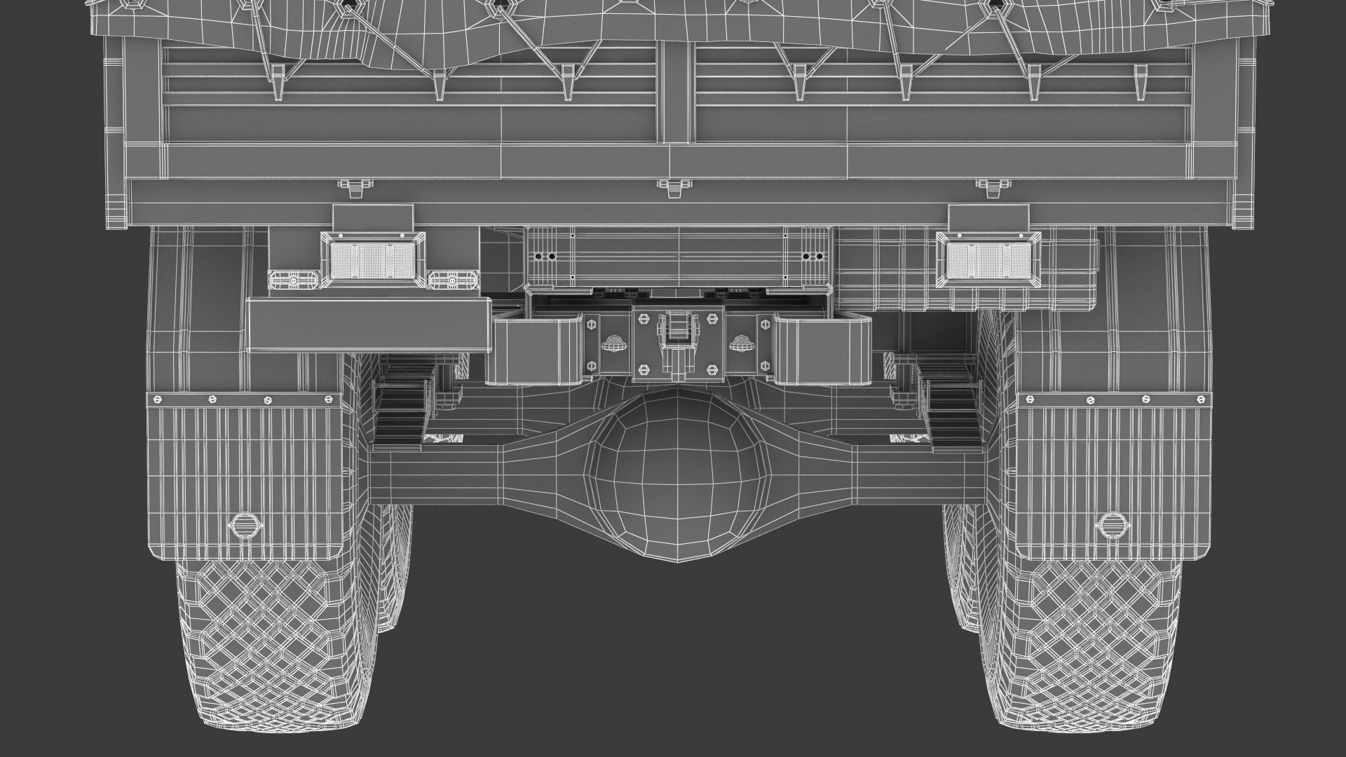 Ural-4320 Military Truck 3D model_37