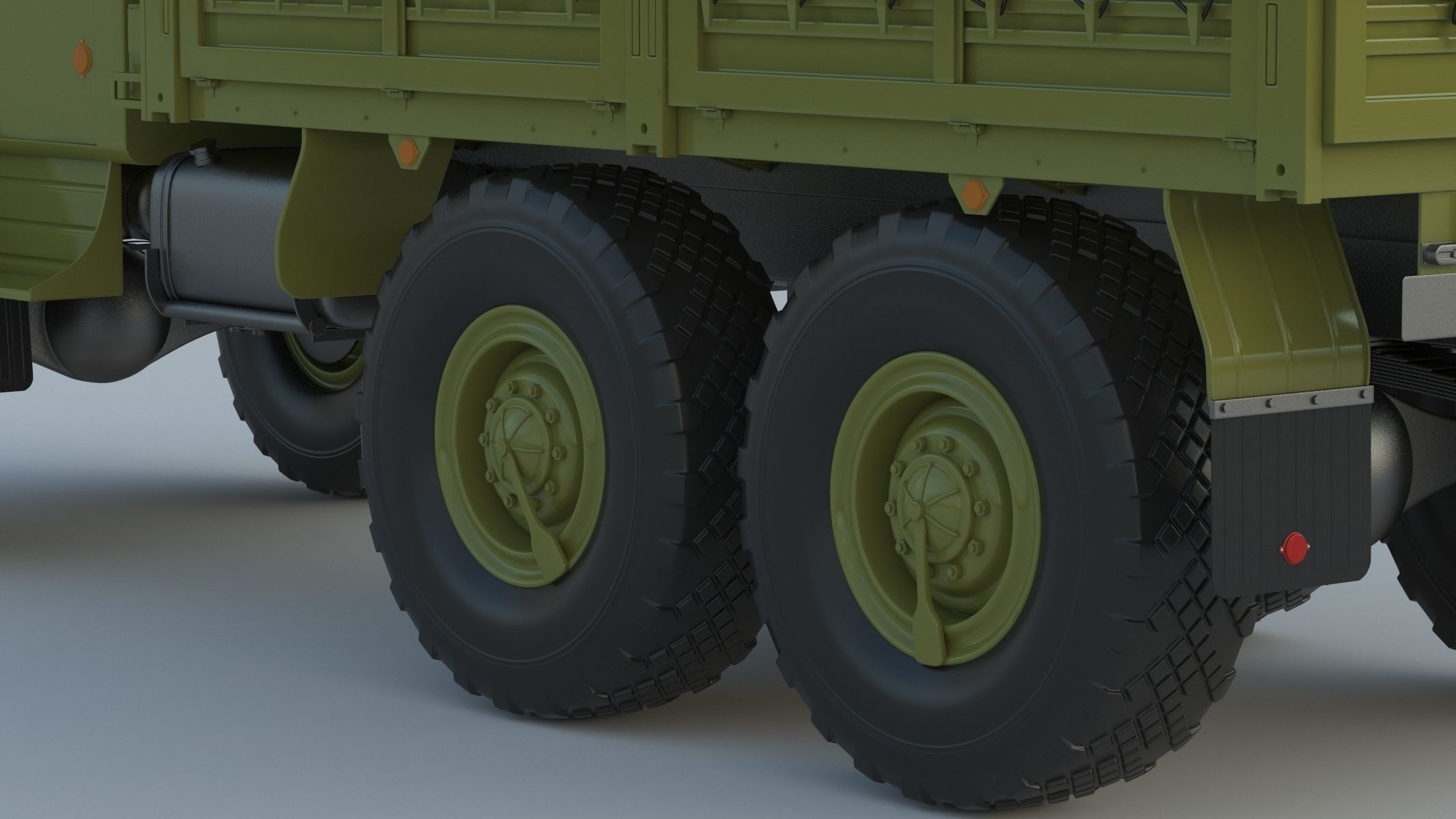 Ural-4320 Military Truck 3D model_16