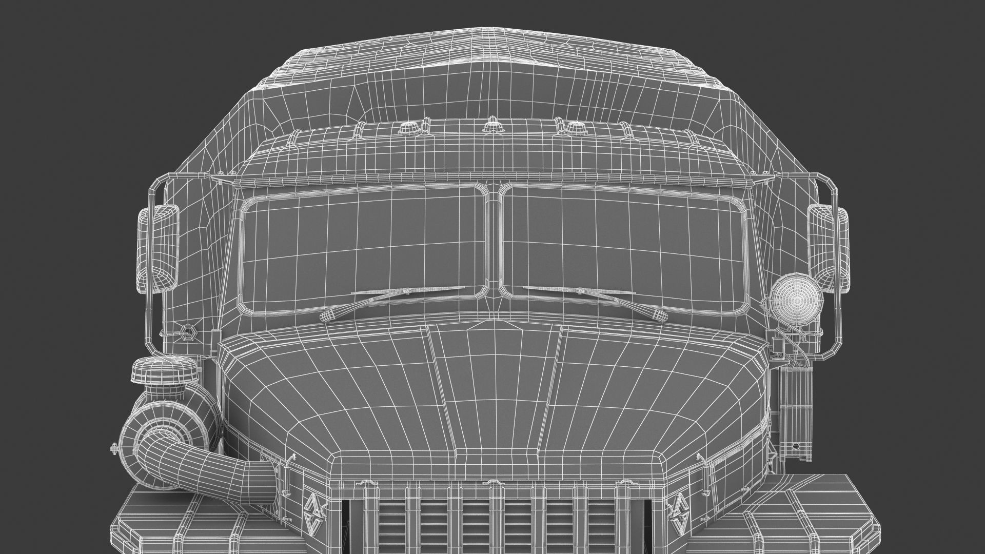 Ural-4320 Military Truck 3D model_33