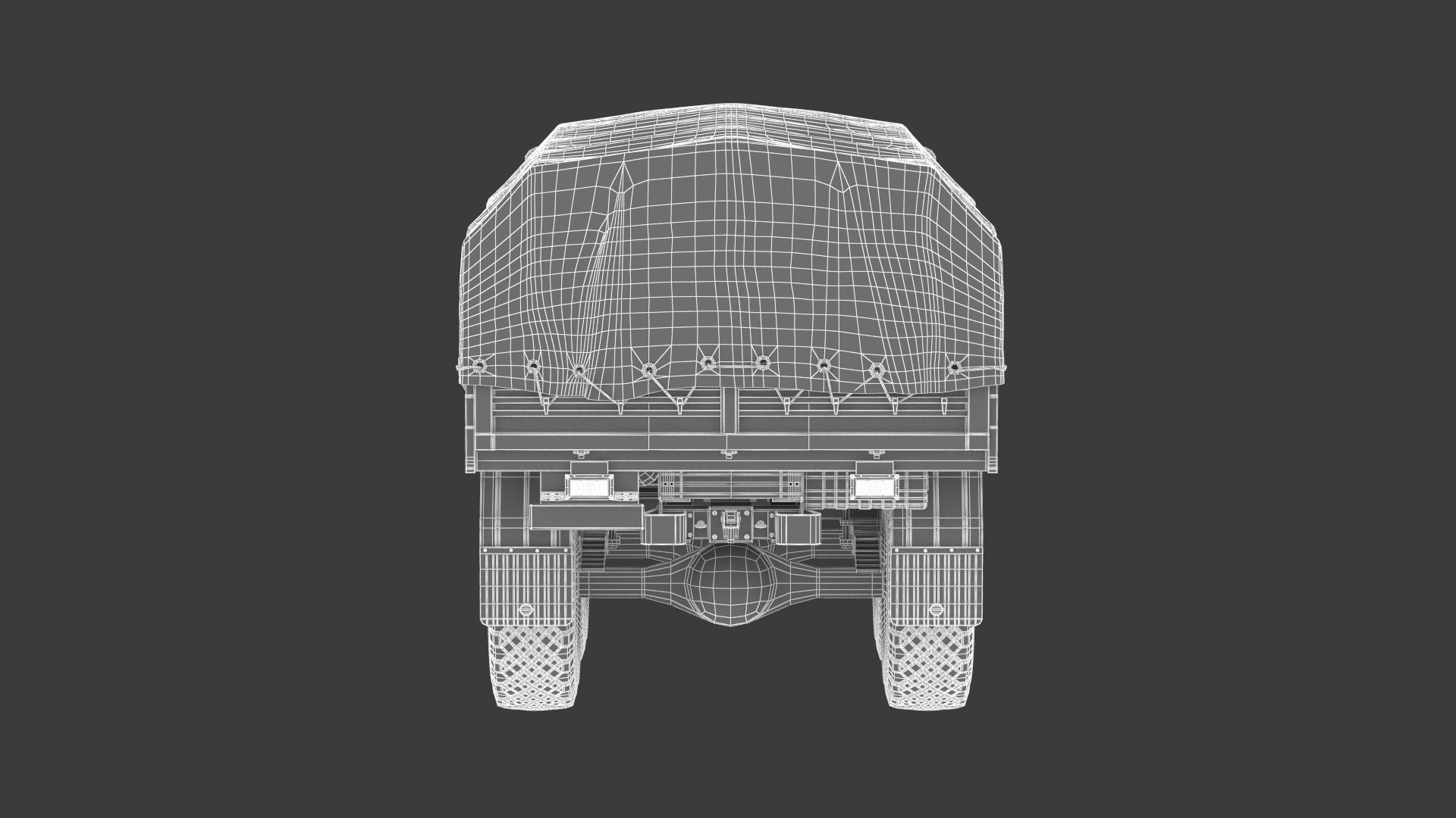 Ural-4320 Military Truck 3D model_27