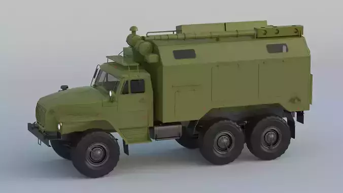 Ural-4320 Command 3D model