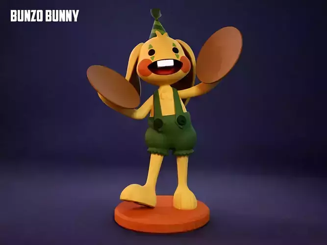 Bunzo Bunny 3D print model