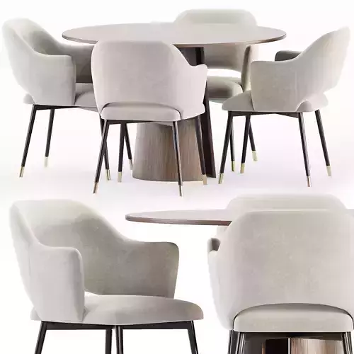 Eva Carver Dining Chair set