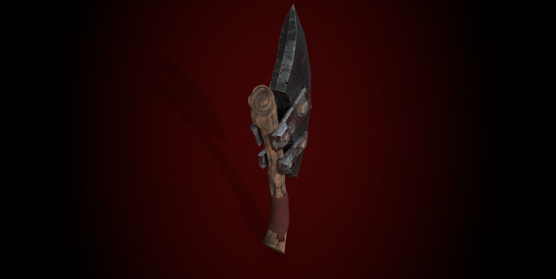 Hacha antigua  3D model_1