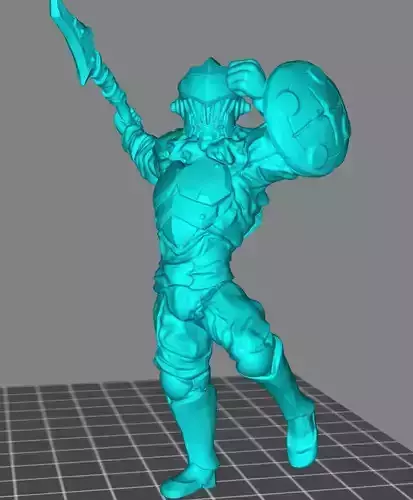 goblin slayer with lance