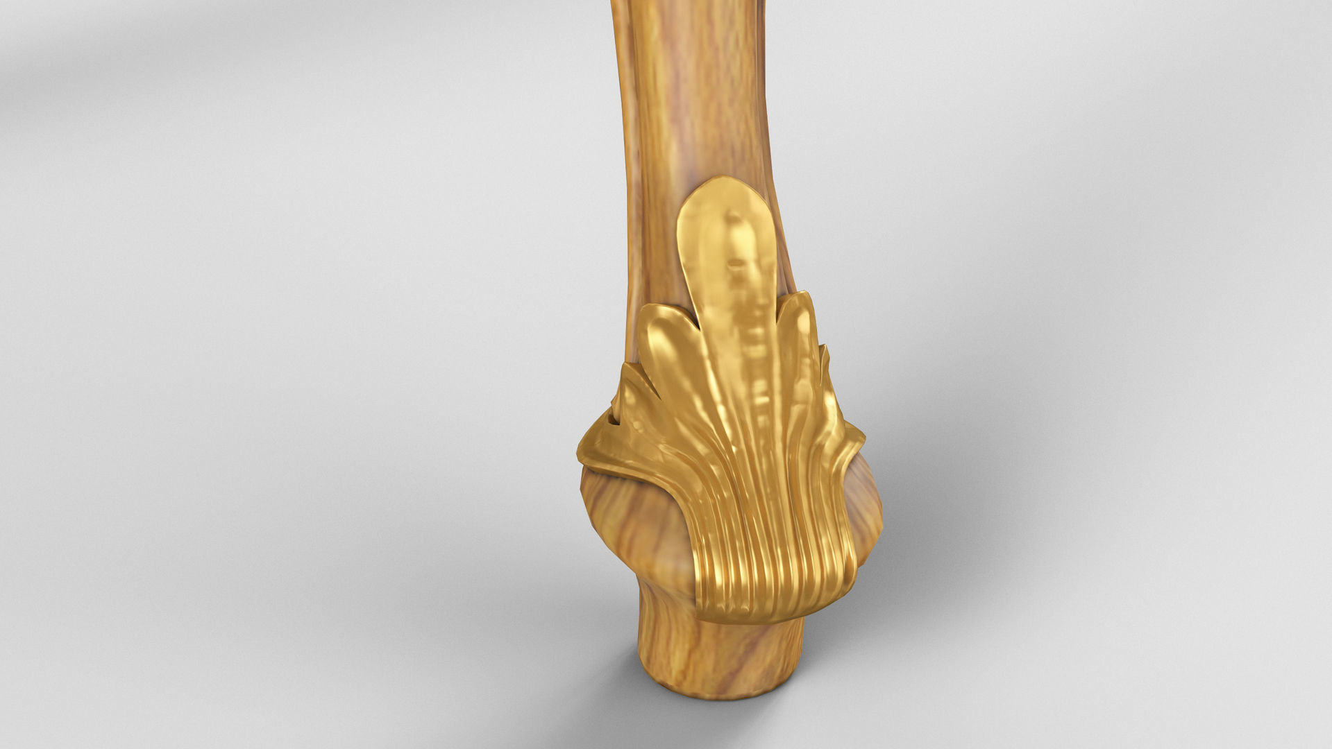 Wooden classic console table 01 05 3D model_14