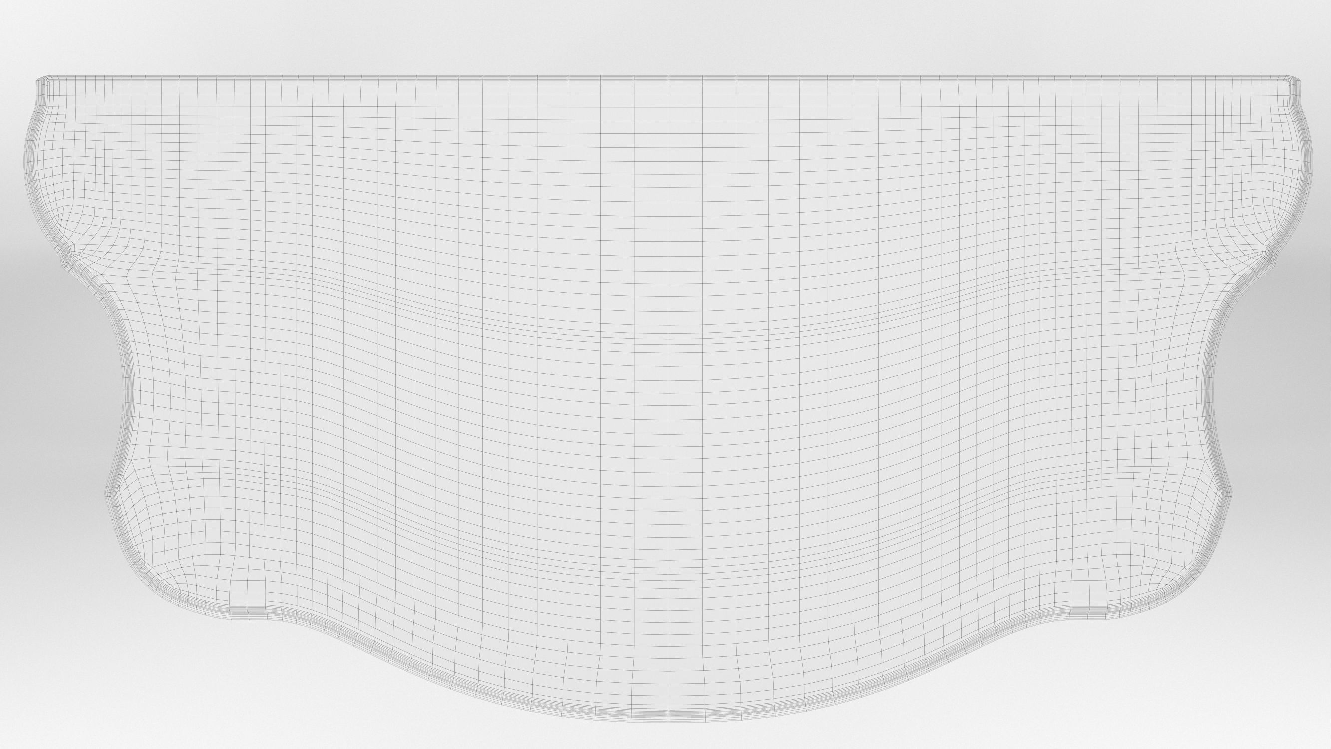 Wooden classic console table 01 05 3D model_23