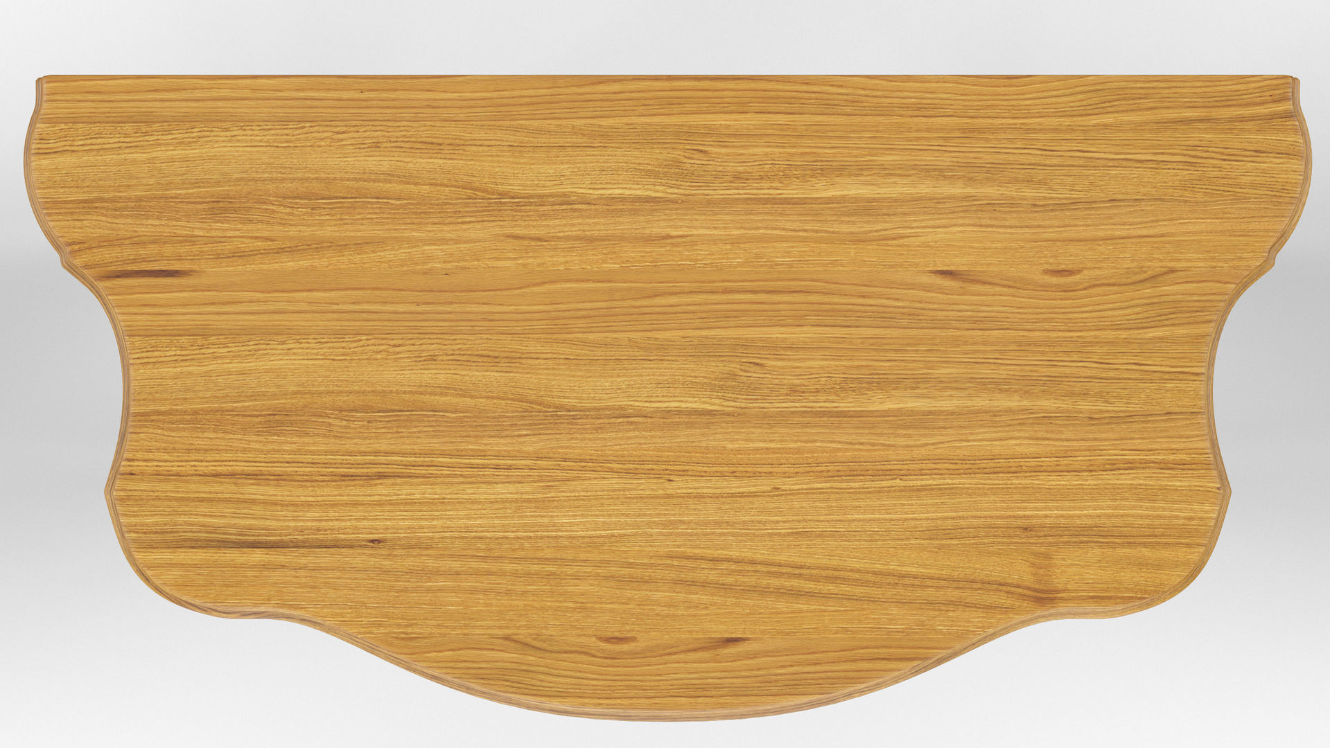 Wooden classic console table 01 05 3D model_8