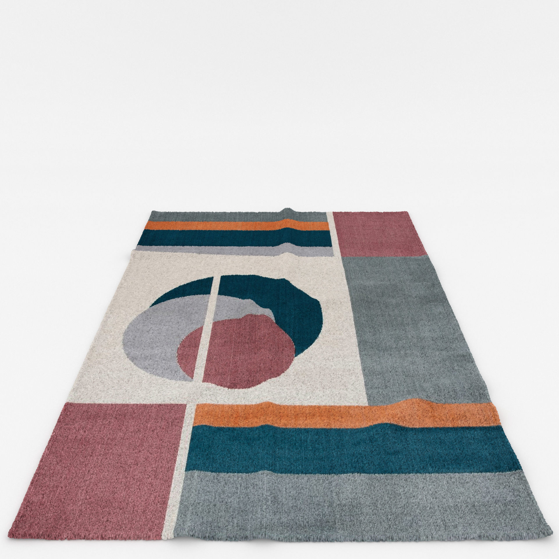 Rugs No 696 Low-poly 3D model_7