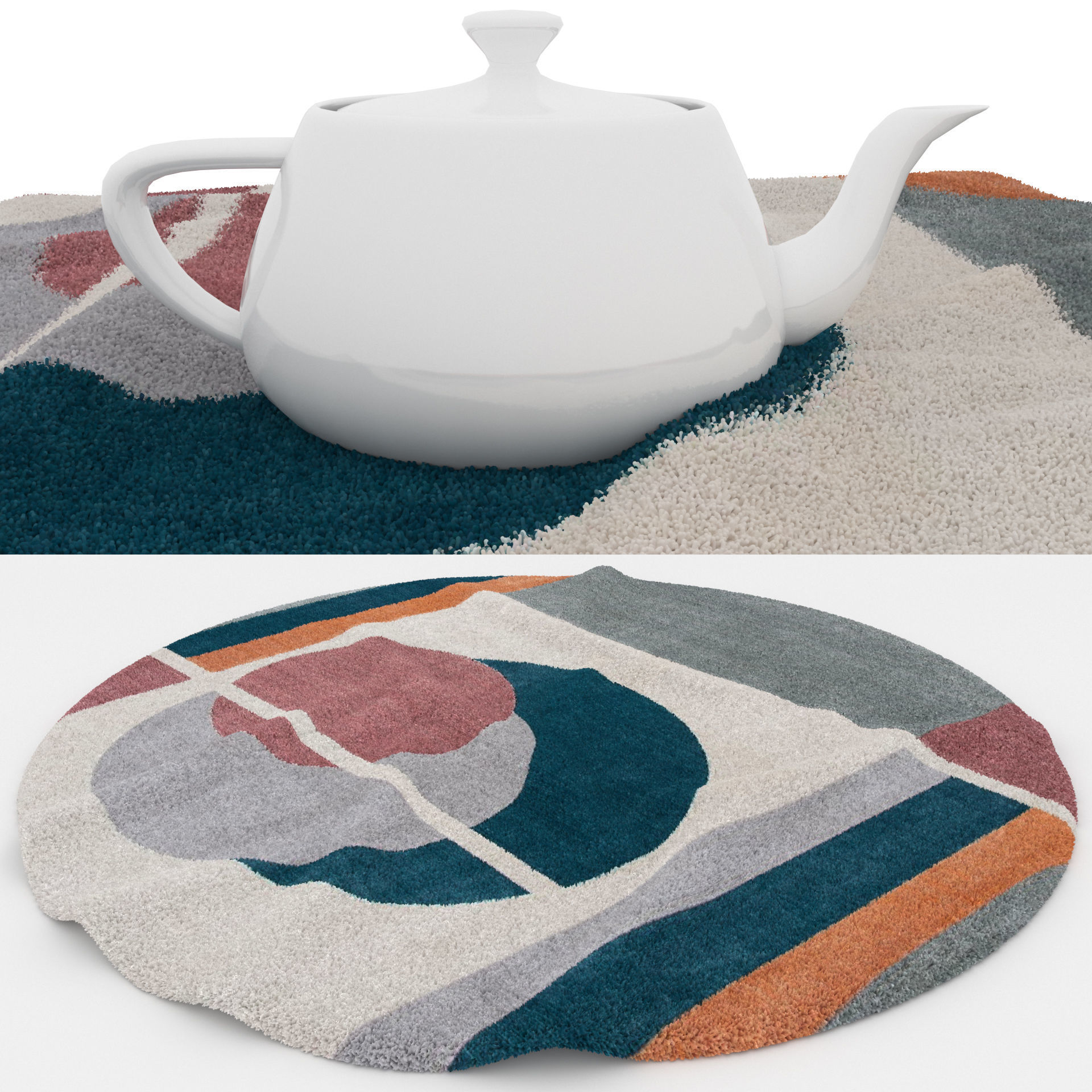 Rugs No 696 Low-poly 3D model_1