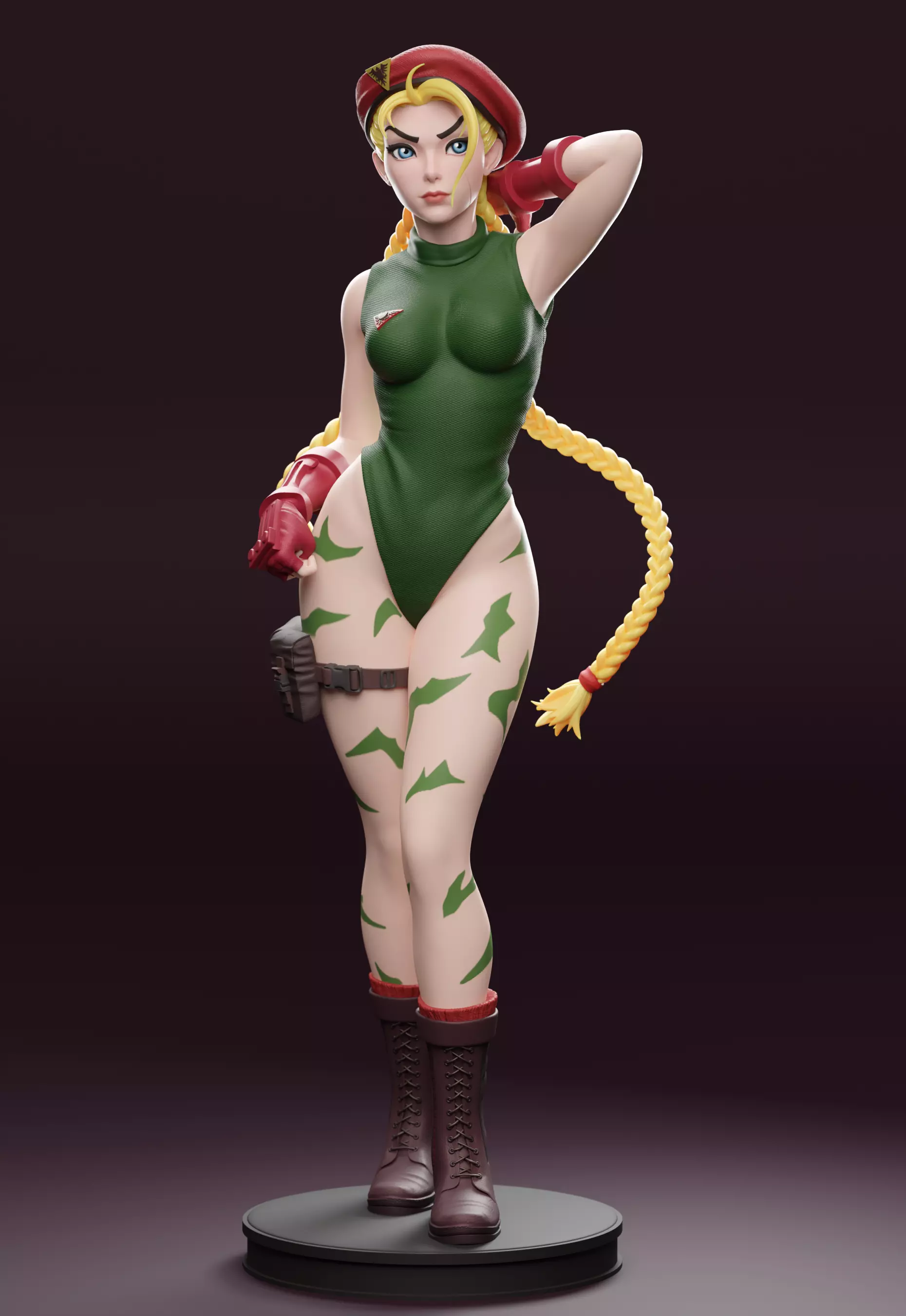 Cammy from Street Fighter V 3D print model_0