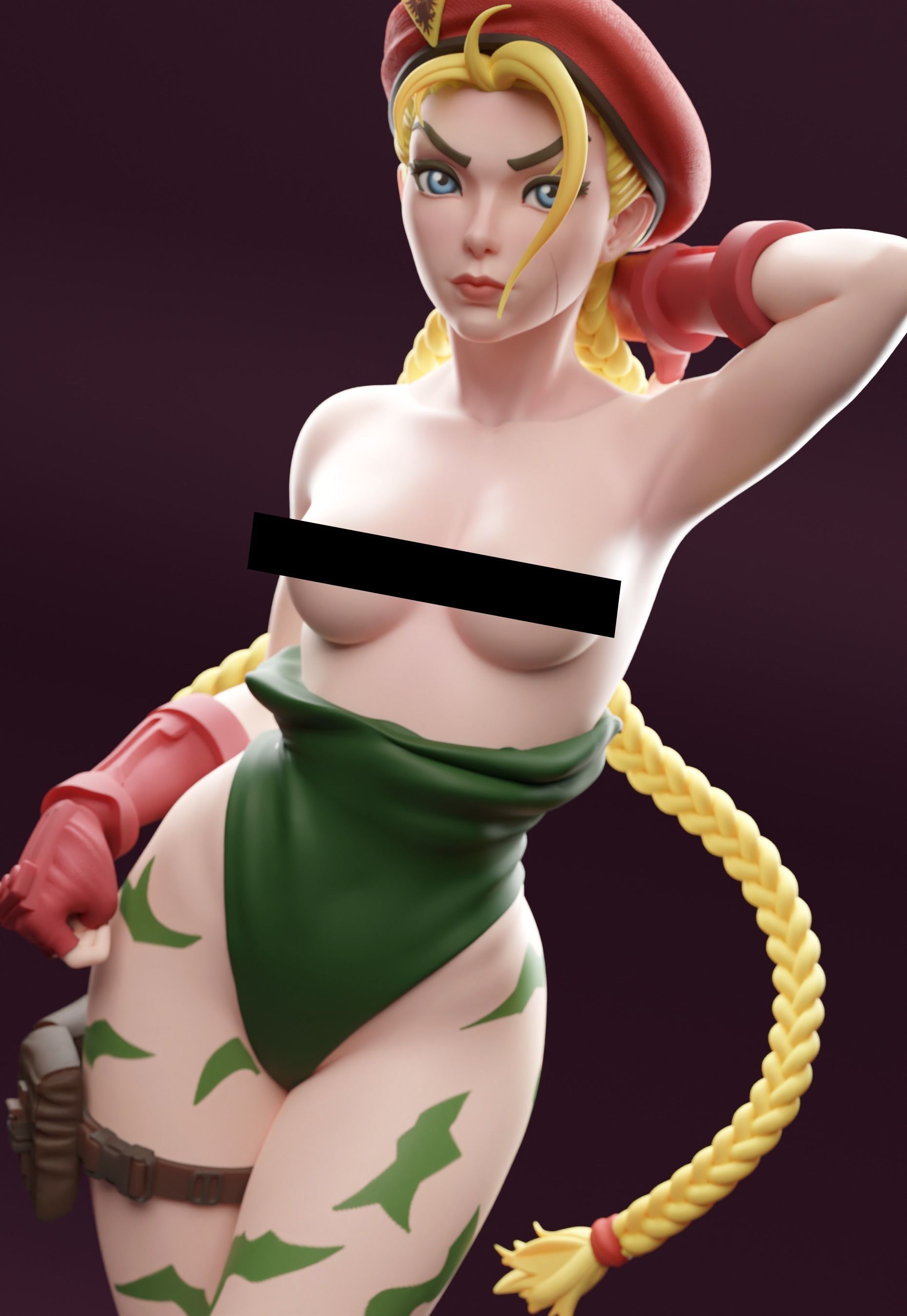 Cammy from Street Fighter V 3D print model_5