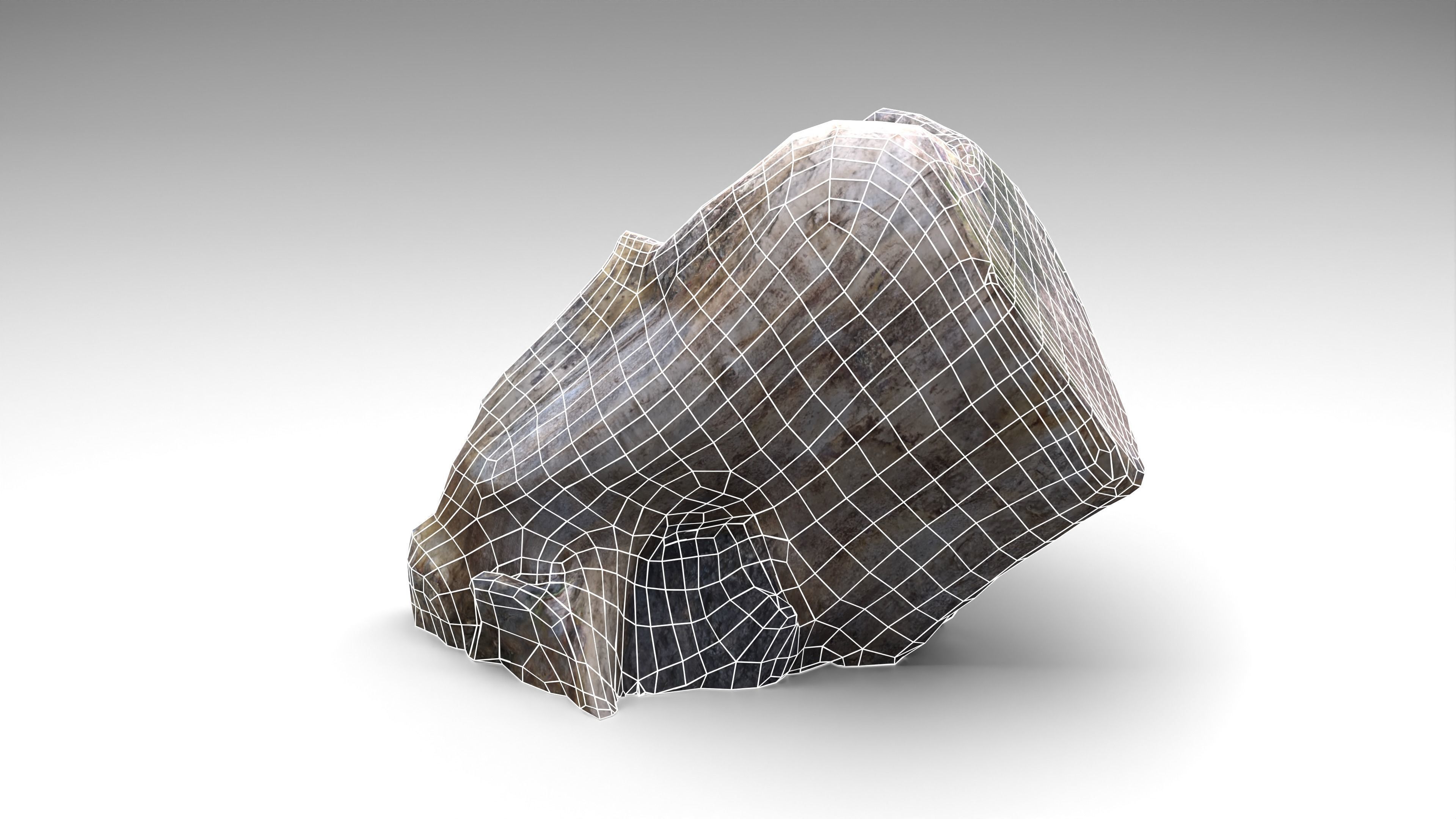 Tree Stump 006 Photoscan PBR Game Ready Low-poly 3D model_12