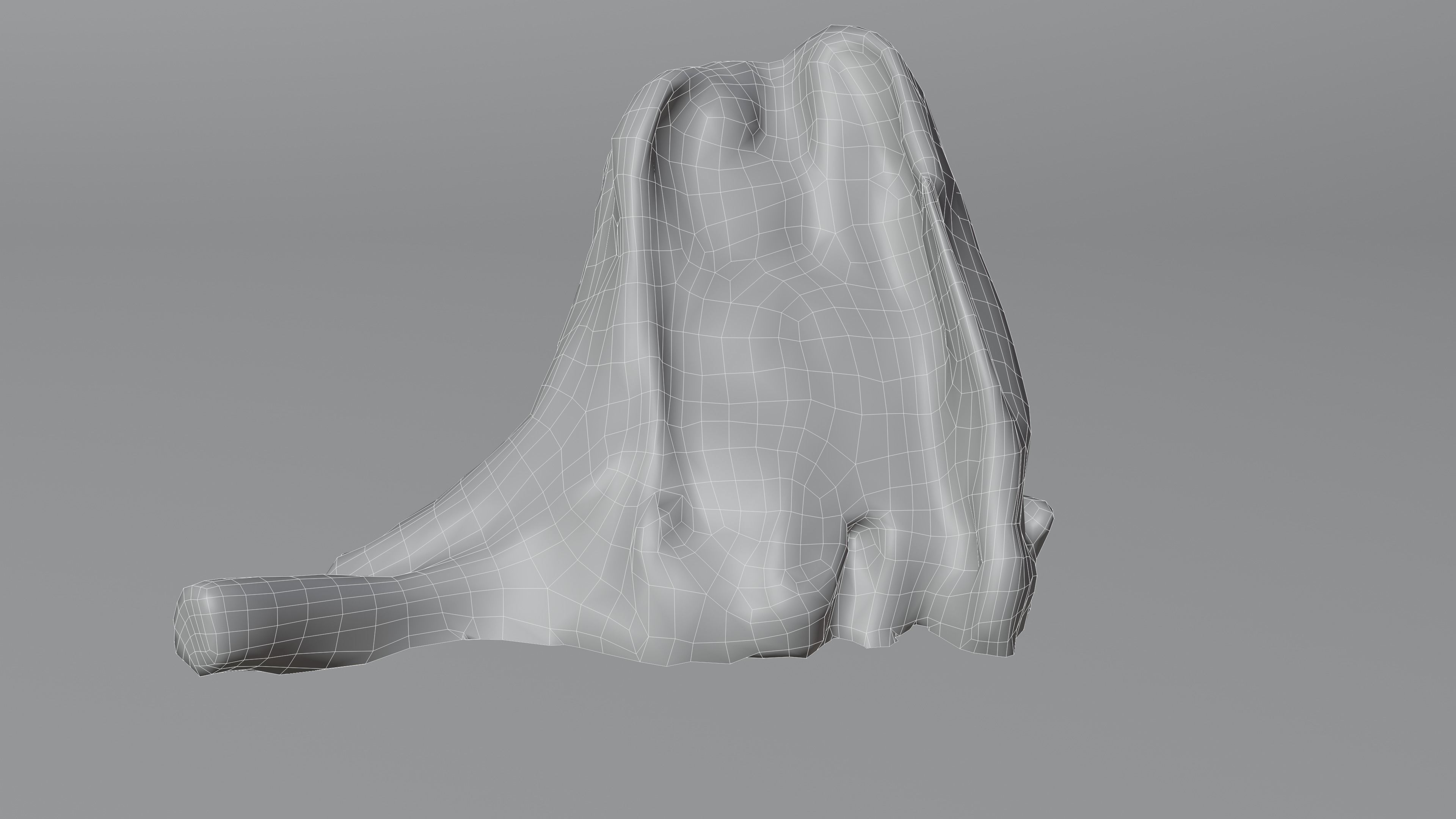 Tree Stump 006 Photoscan PBR Game Ready Low-poly 3D model_22