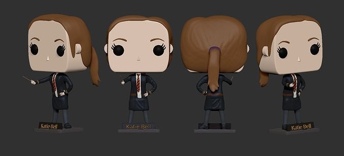 Katie Bell Funko Pop Harry Potter 3D model