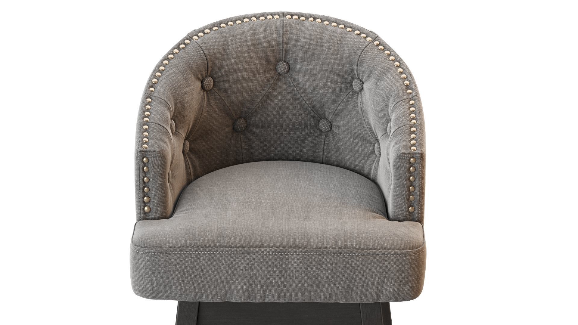 Westman Contemporary Tufted Swivel Barstools 3D model_14