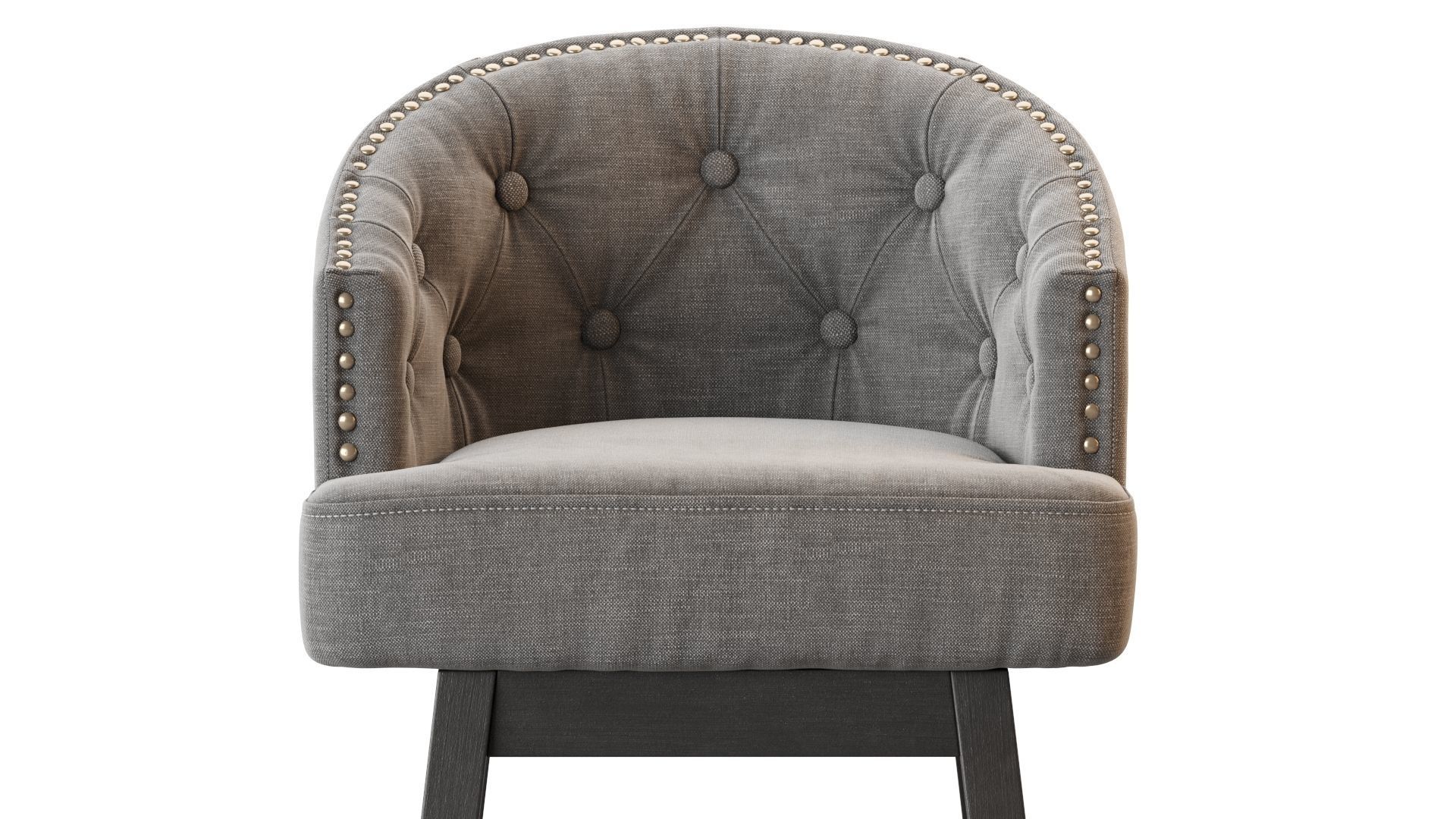 Westman Contemporary Tufted Swivel Barstools 3D model_13