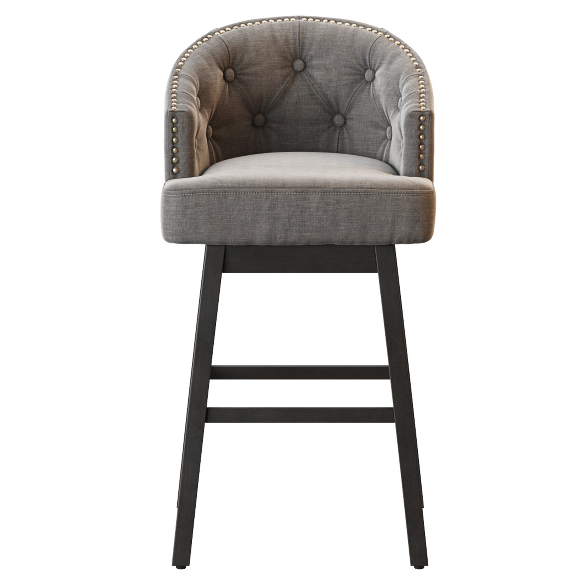 Westman Contemporary Tufted Swivel Barstools 3D model_26