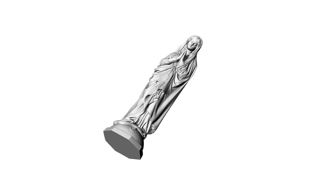 Virgin Mary Lo Duc 3D print model_5