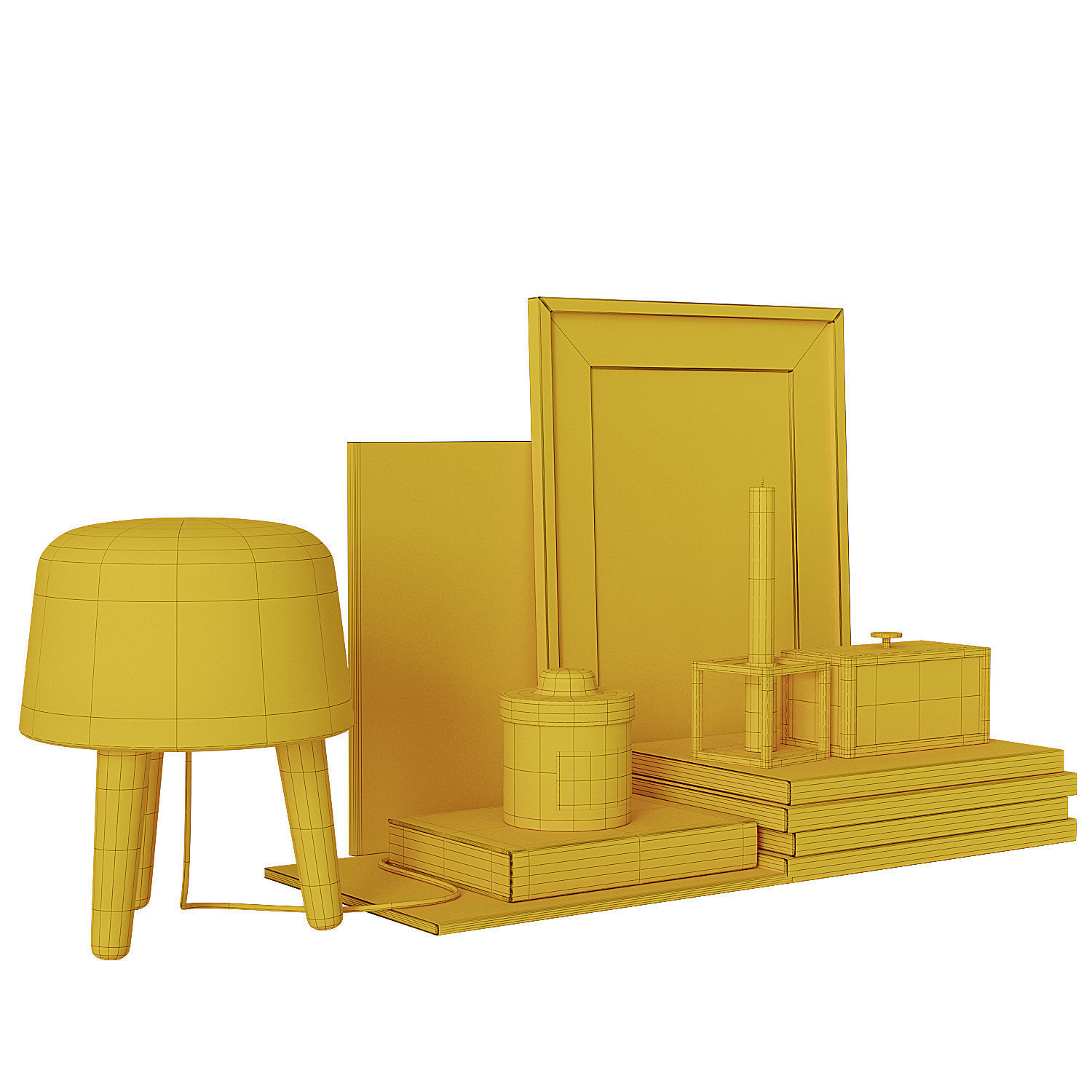 Decorative set 10 3D model_13