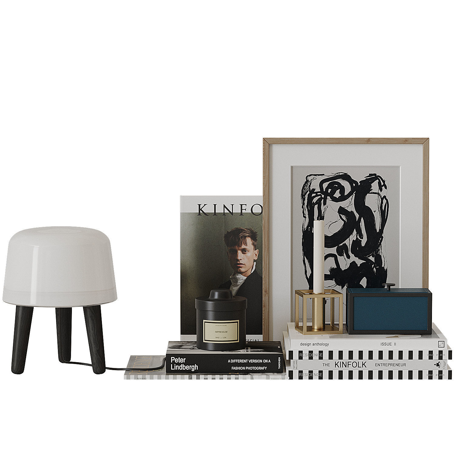 Decorative set 10 3D model_2