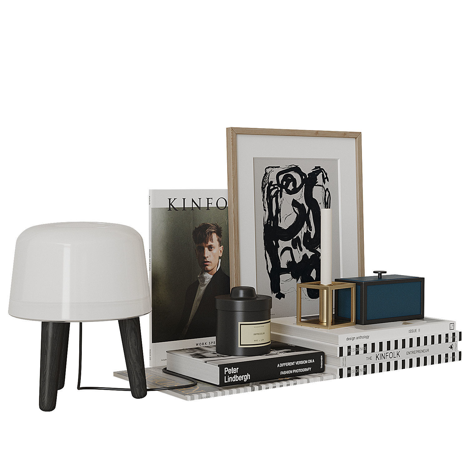 Decorative set 10 3D model_1